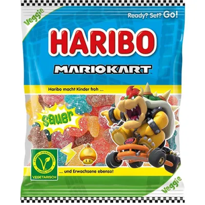 Haribo Mario Kart Sauer Bowser Żelki 160g