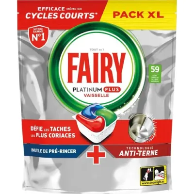 Fairy Platinum Plus Caps 59szt 915g Fairy Platinum Plus Caps 59szt 915g