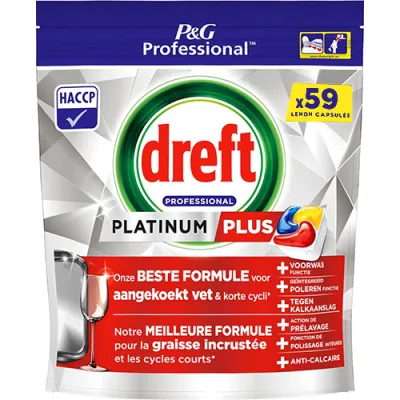 Dreft Professional Platinum Plus Lemon 59szt 915g Dreft Professional Platinum Plus Lemon 59szt 915g