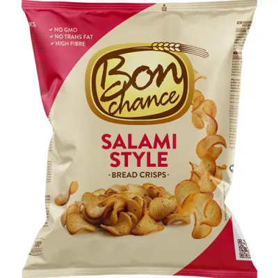Bon Chance Bread Crisps Salami Style 120g Bon Chance Bread Crisps Salami Style 120g