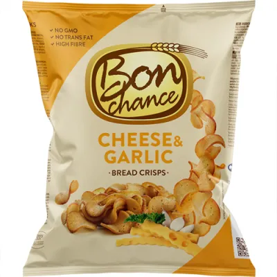 Bon Chance Bread Crisps Cheese & Garlic 240g