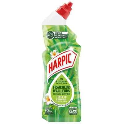 Harpic Fraicheur Foret de Bambous WC Gel 750ml Harpic Fraicheur Foret de Bambous WC Gel 750ml