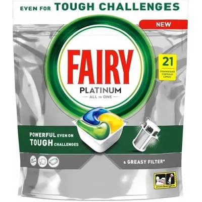 Fairy Platinum All in 1 Lemon 21szt 313g Fairy Platinum All in 1 Lemon 21szt 313g