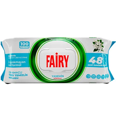 Fairy Chusteczki Uniwersalne Jaśmin 100szt