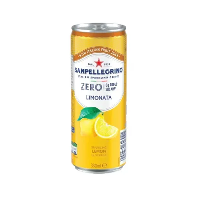 Sanpellegrino Limonata Zero Puszka 330ml Kaucja