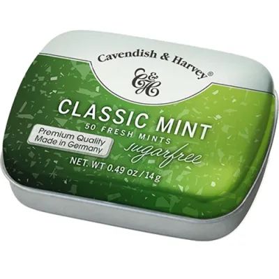 C&H Fresh Mints Sugarfree 50szt Miętówki 14g