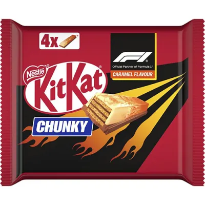 KitKat Chunky Caramel Formula 1 Baton 4szt 160g