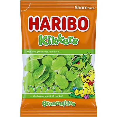 Haribo Kikkers Grenouilles Żelki 185g