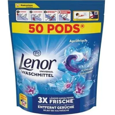 Lenor 3x Pods Universal Aprilfrisch 50p 980g