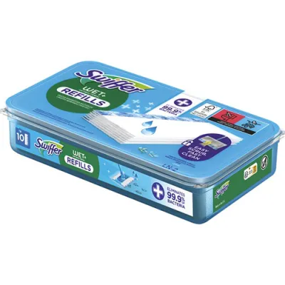 Swiffer Wet+ Antibacterial Ściereczki do Mop 10szt