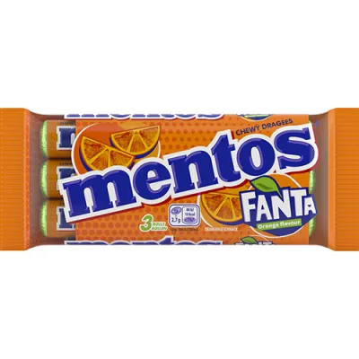 Mentos Fanta 3x37,5g Mentos Fanta 3x37,5g