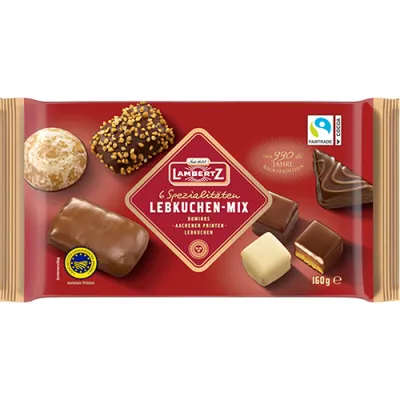 Lambertz 6 Spezialitaten Lebkuchen Mix 160g