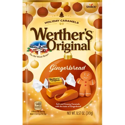 Werther's Original Soft Caramel Gingerbread 243g Werther's Original Soft Caramel Gingerbread 243g
