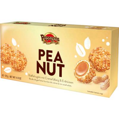 Papagena Peanut Waffelkugeln Kulki Orzechowe 125g