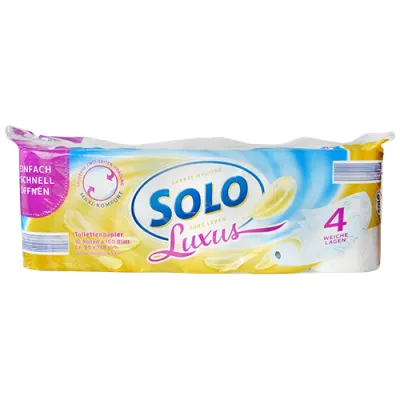 Solo Papier Toaletowy 4 Warstwowy 10 Rolek
